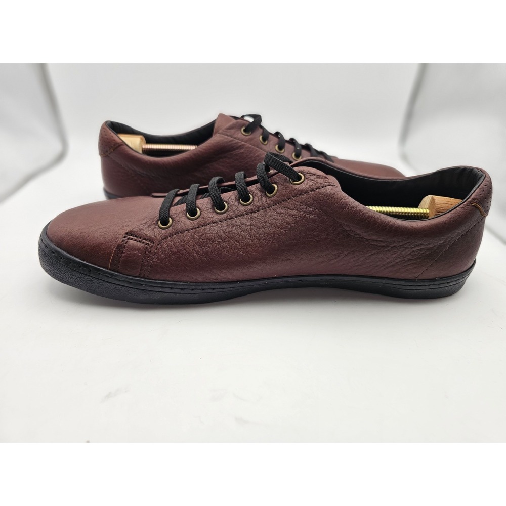 BIRCHBURY Bramford Barefoot Minimalist Leather Slip-on Sneakers Brown Men's 12 - Picture 6 of 10